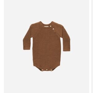 Quincy Mae riggens cinnamon romper. 12-18 Month.